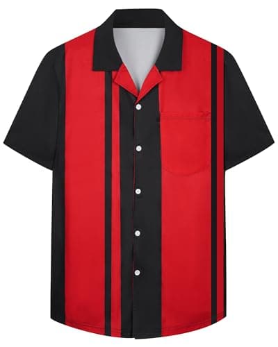 Stretch Cuban Bowling Shirt