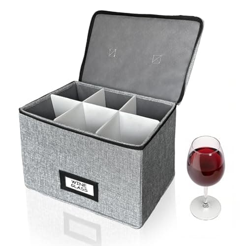 Compact Wine Glass Case