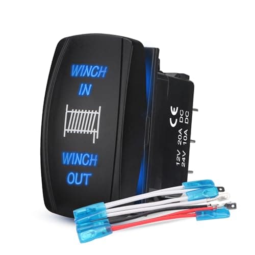 Momentary Winch Rocker Switch