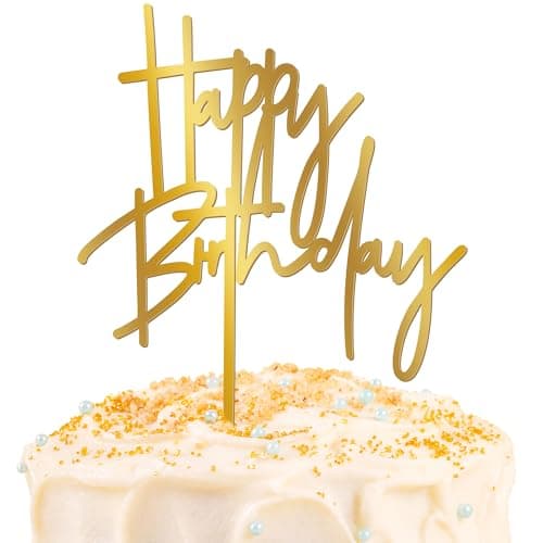 Gold Acrylic Topper