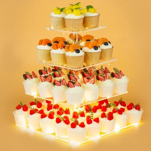 HENABLE Acrylic 4-Tier