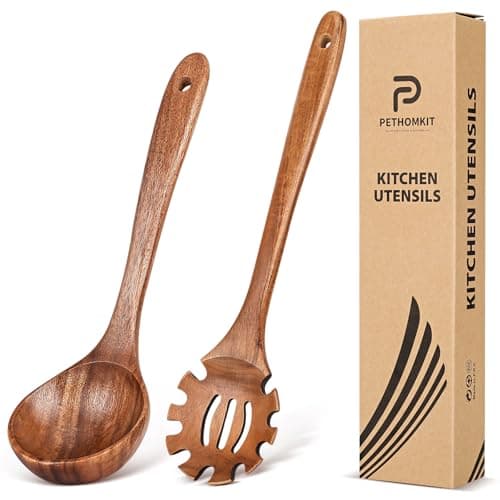 Teak Ladle & Pasta Server
