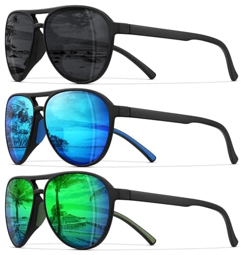 3-Pack Polarized Aviators