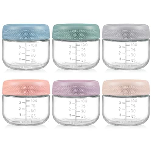 NETANY Glass Baby Jars
