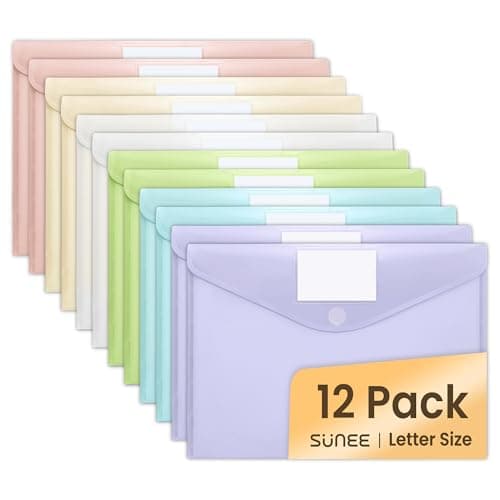 Pastel Poly File Folders