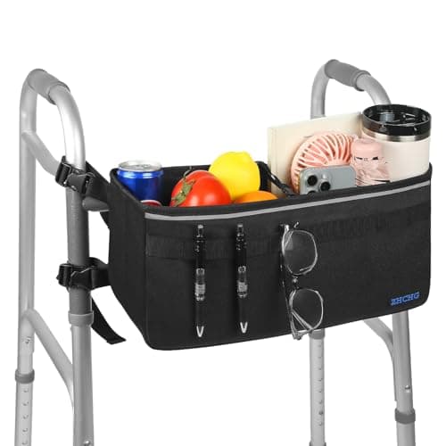 Stable Folding Walker Basket