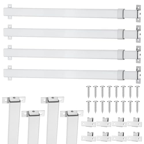 4-Pack Flat Sash Rods