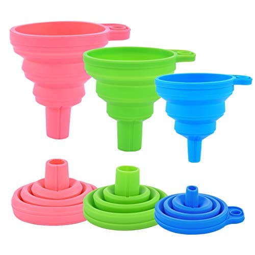 Collapsible Silicone Funnels
