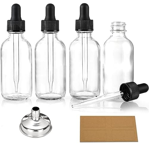 Clear 1oz Dropper Bottles