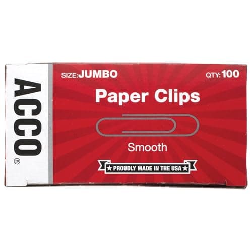 Jumbo Silver Clips