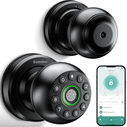 Smart Fingerprint Door Knob