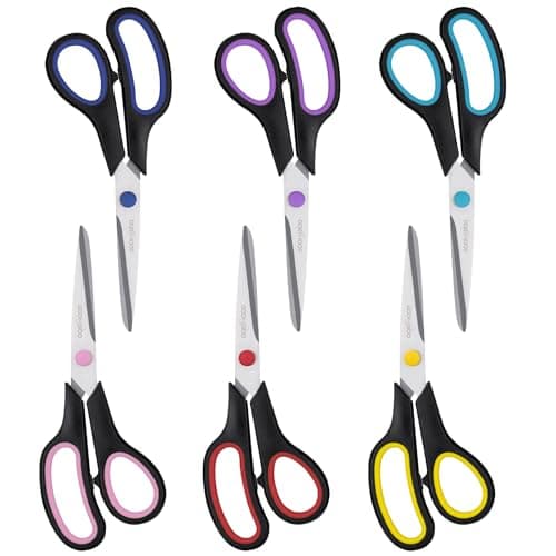 6-Pack Comfort Scissors