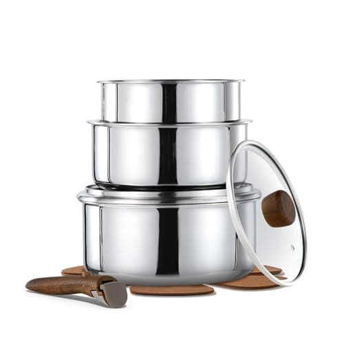 CAROTE Stackable Saucepan Set