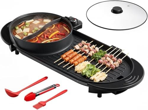 Dual-Zone Grill & Hot Pot
