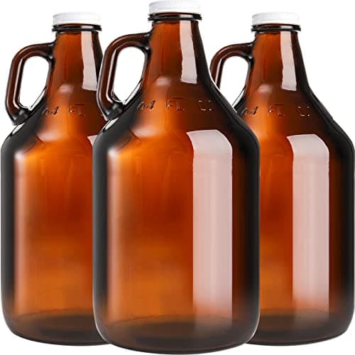 Amber 64oz Growler Set
