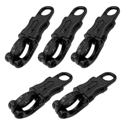 5-Pack Black Panic Snaps
