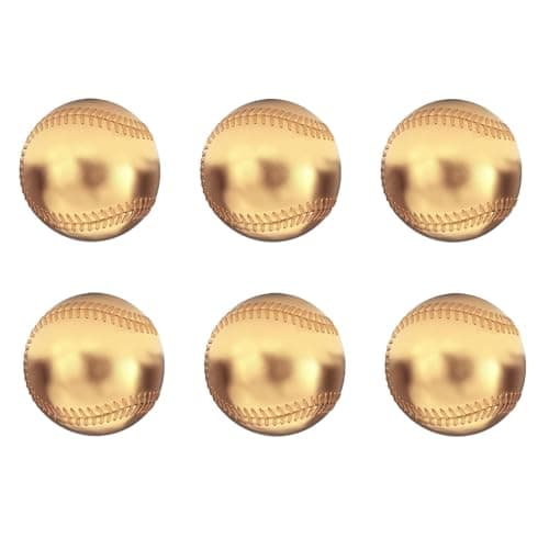Golden Training Baseballs