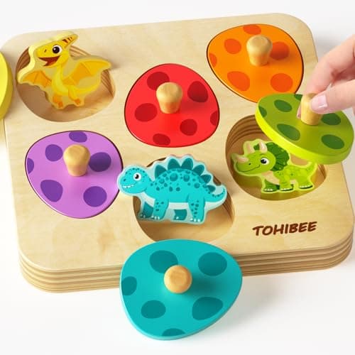 Dinosaur Egg Peg Puzzle