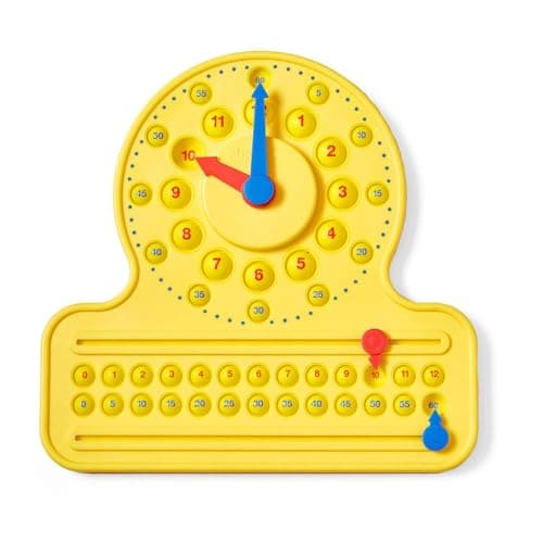 NumberLine Clock Popper