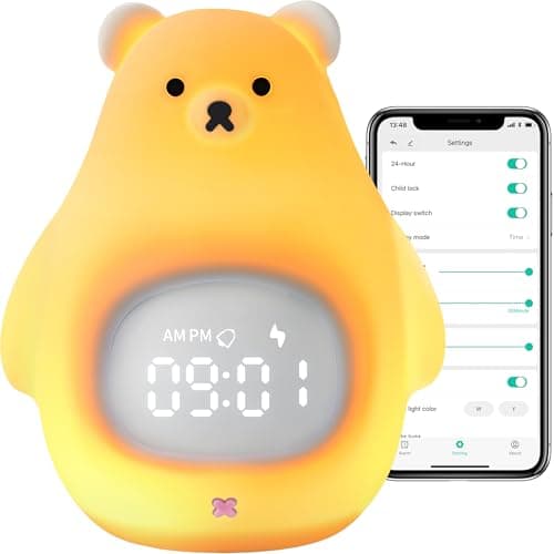 Silicone Smart Alarm Lamp