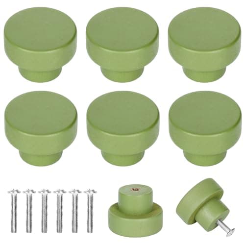 Sage Green Wood Knobs