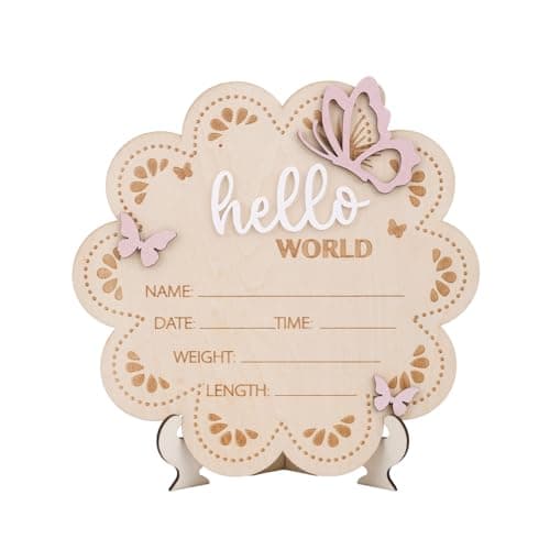 Butterfly Announcement Plaque