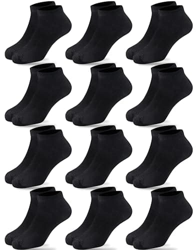Toddler Black Ankle Socks