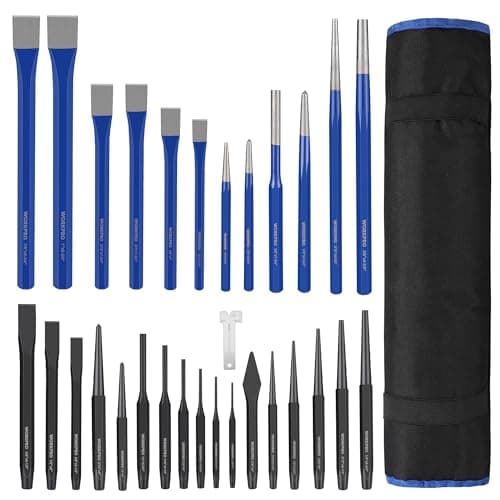 30-Piece Punch & Chisel
