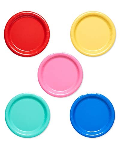 Rainbow Dessert Plates