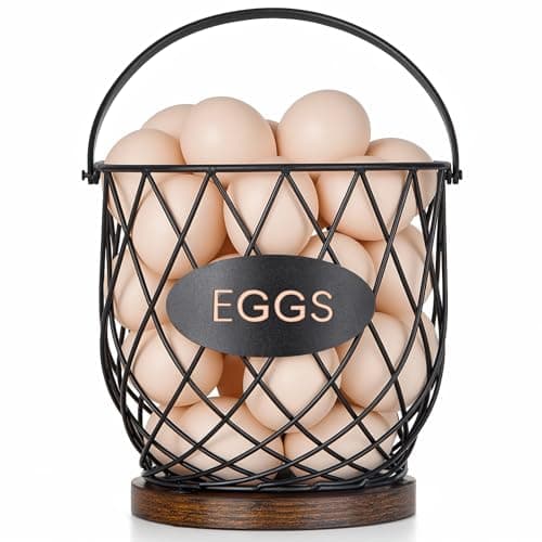 Wood-Base Wire Basket