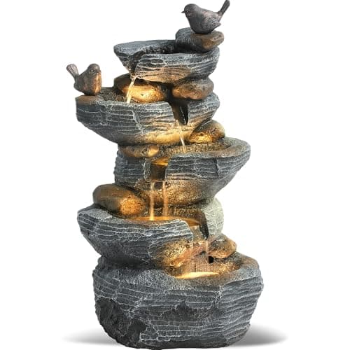 5-Tier Rock Waterfall