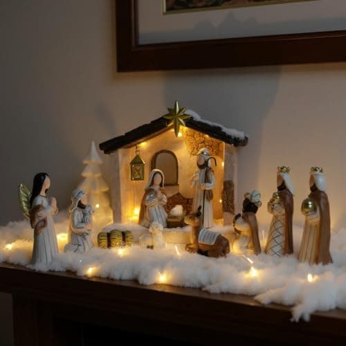 Handcrafted Nativity Set