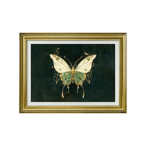 Emerald Butterfly Canvas