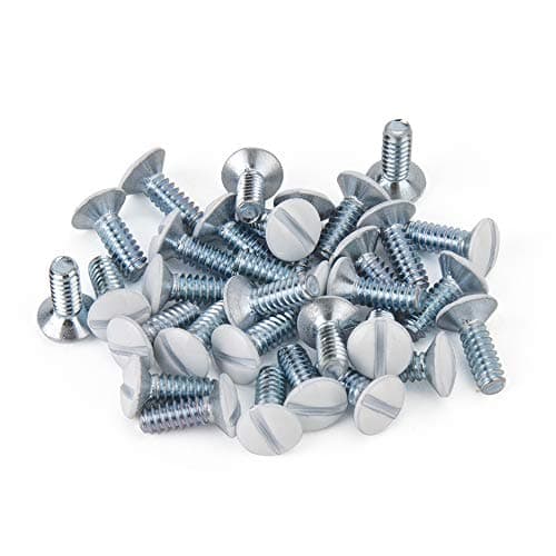 No-Frills White Screws