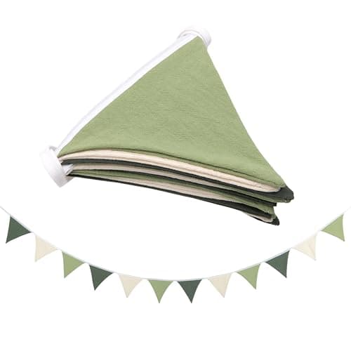 Sage Green Pennant Flags