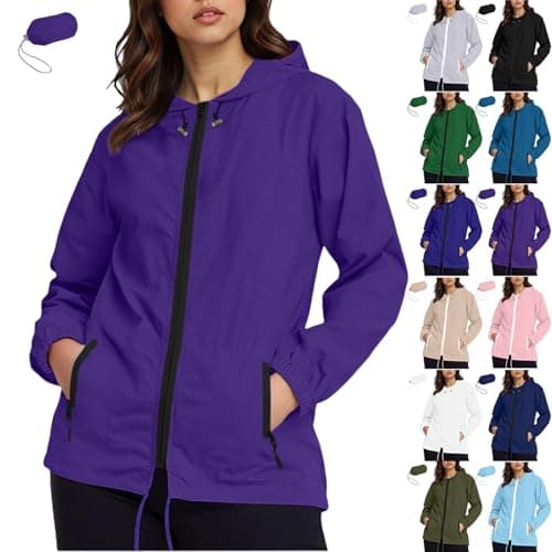 Plus-Size Packable Rain Jacket