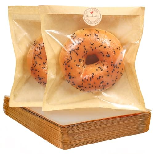 Kraft Sandwich Bags with Window