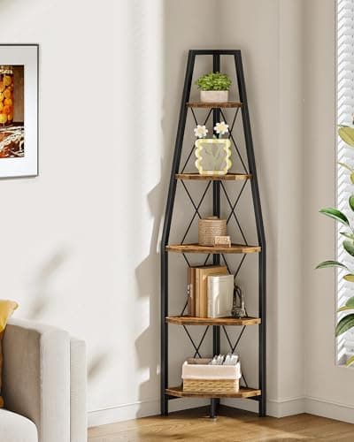 Geometric Corner Shelf