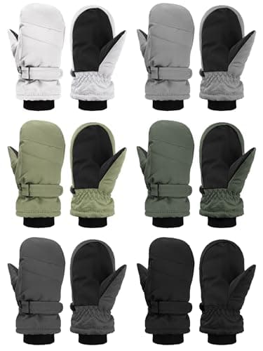 6-Pair Kids Mittens