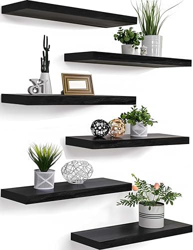 Rustic Wood Shelves