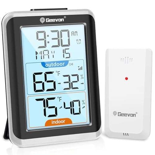 Large Backlit Weather Station