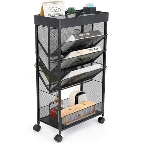 Rolling Book Rack