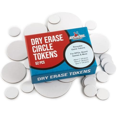 Reusable Dry Erase Tokens