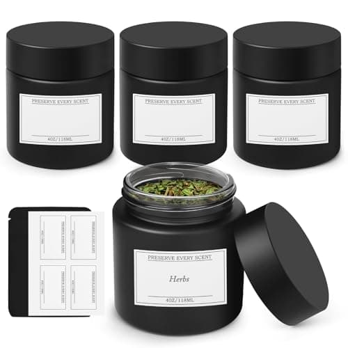 Smell-Proof Glass Jars