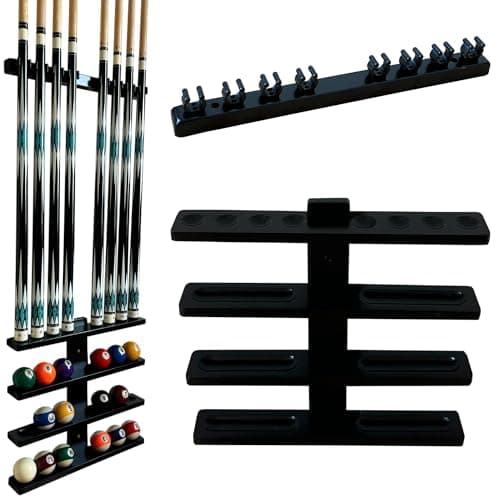 Wall-Mounted 8-Cue Rack