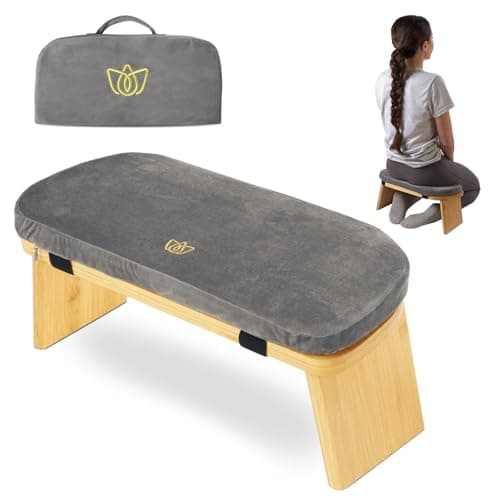 Folding Bamboo Bench