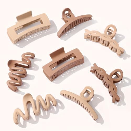 Matte Non-Slip Hair Claws