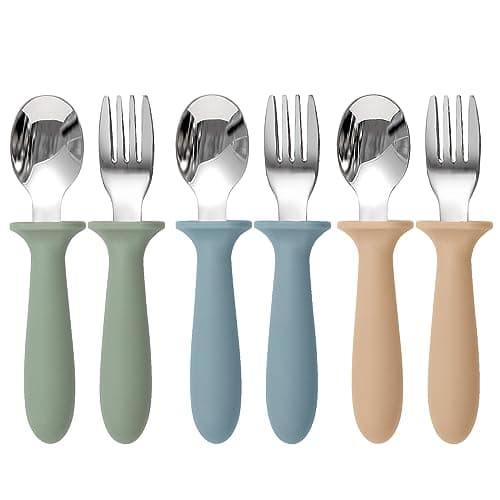 Silicone-Handled Cutlery