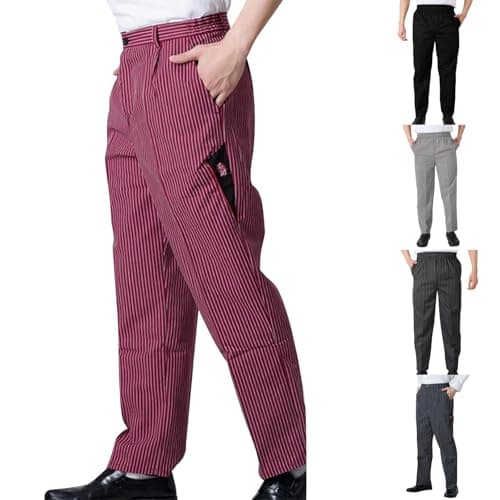 Classic Striped Chef Pants