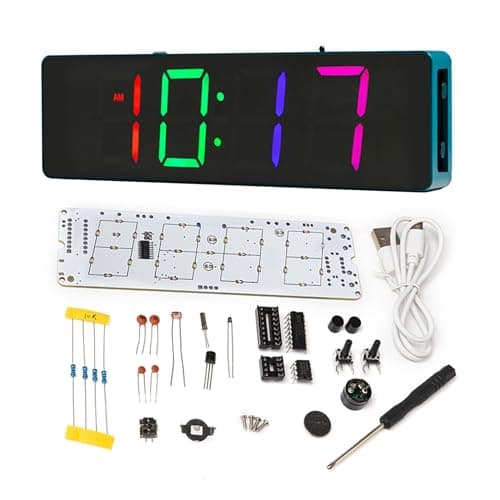 RGB Soldering Clock Kit